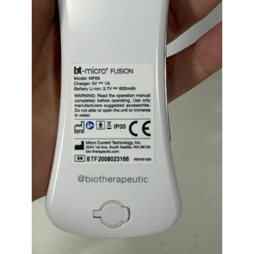 Bio-Therapeutic bt-micro‎ Fusion Ultrasonic Skin Spatula MF69 Tool NO CHARGER